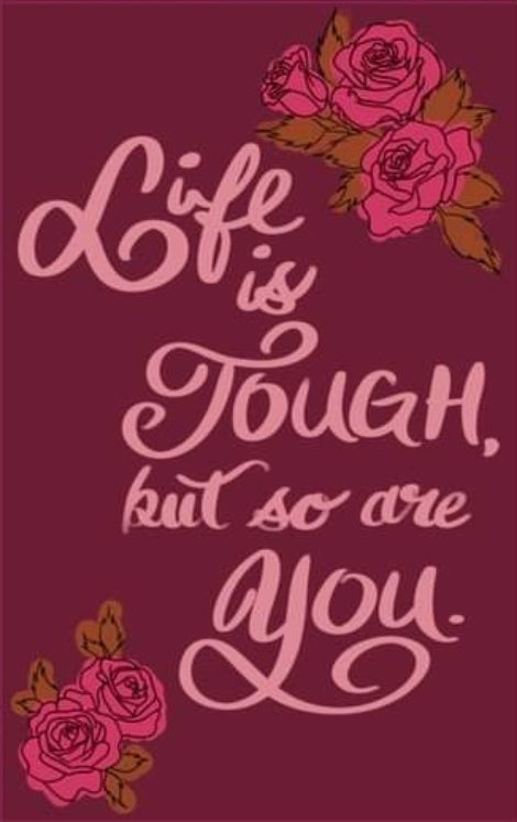 "Life is Tough" A5 Notebook