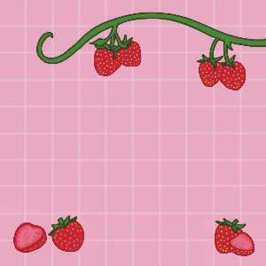 Strawberry Vines Sticky Notes